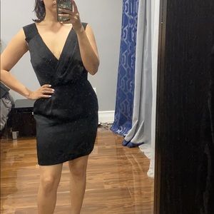 Bcbgeneration black low back mini dress